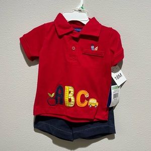 Back to School ABC 2 piece set NWT